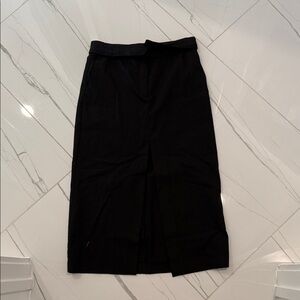 Aritzia Elegant Black Maxi Skirt